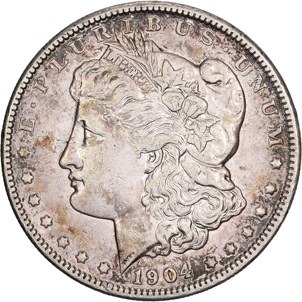 United States, Dollar, Morgan Dollar, 1904, U.S. Mint, Silver, , KM:110