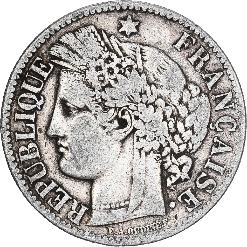 France, 2 Francs, Cérès, 1888, Paris, Silver, , Gadoury:530a