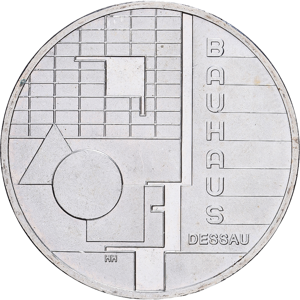 Deutschland, 10 Euro, Bauhaus Dessau, 2004, Berlin, Silber, VZ+, KM:230