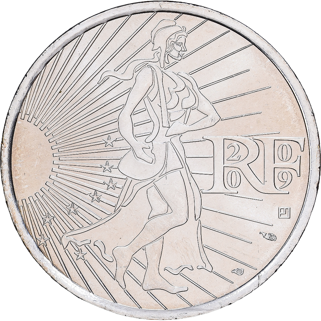 France, 10 Euro, Semeuse, 2009, Monnaie de Paris, Argent, SPL+