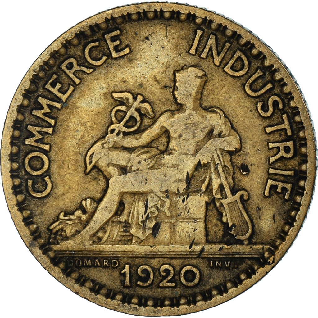 Coin, France, Chambre de commerce, Franc, 1920, Paris, 