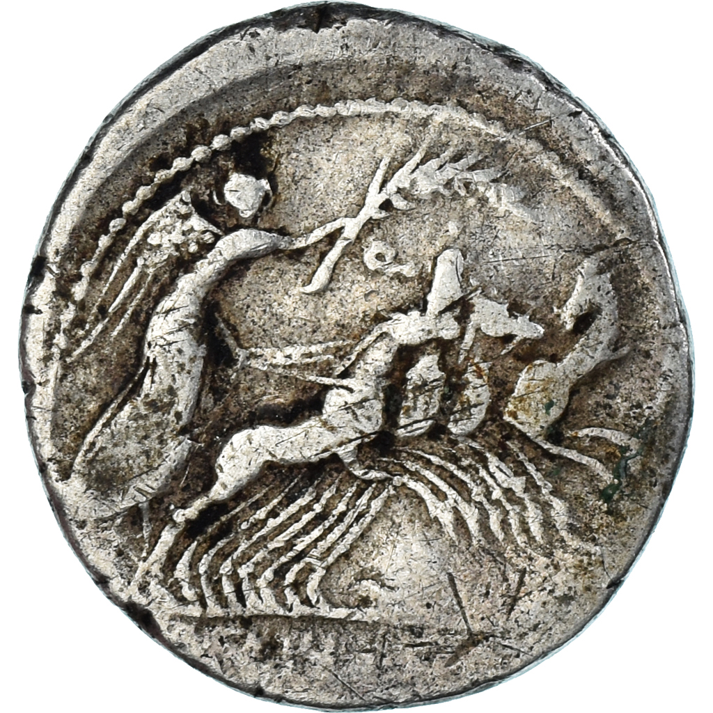 Coin, Fabia, Denarius, 82-81 BC, Rome, Countermark, , Silver