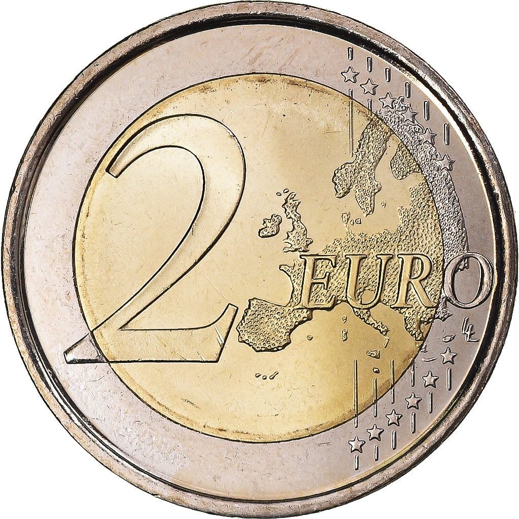 Spanien, 2 Euro, 2014, VZ+, Bi-Metallic