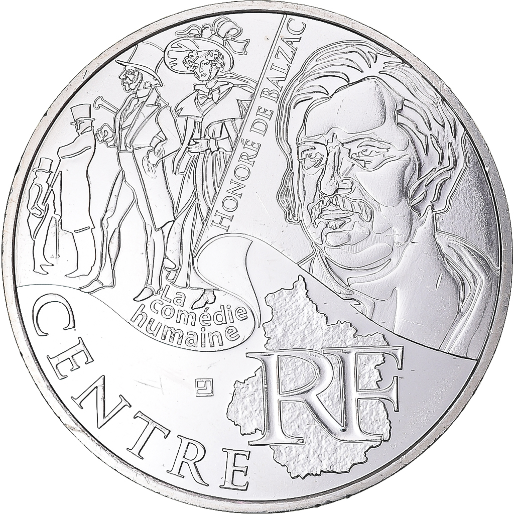 France, 10 Euro, 2012, Centre, , Silver