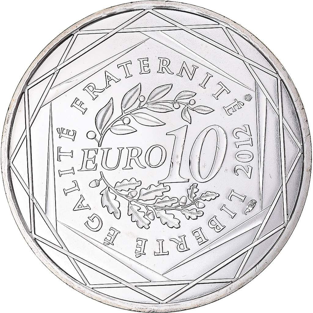 France, 10 Euro, 2012, Centre, , Silver