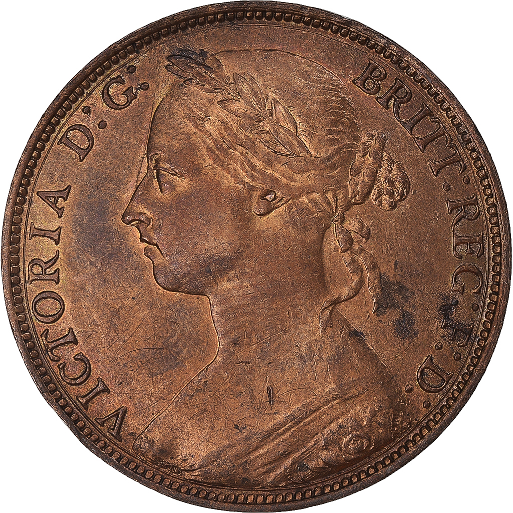Coin, Great Britain, Victoria, Penny, 1889, , Bronze