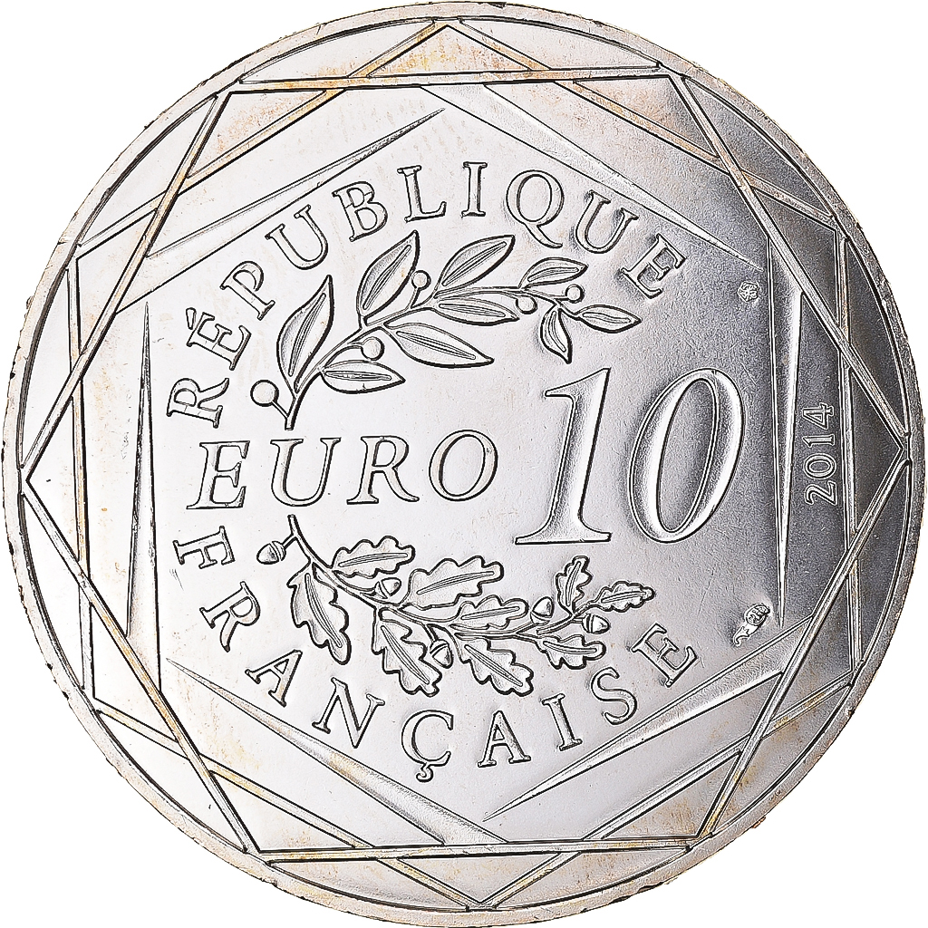 France, 10 Euro, Monnaie de Paris, Sempé - Printemps - Égalité, 2014, 