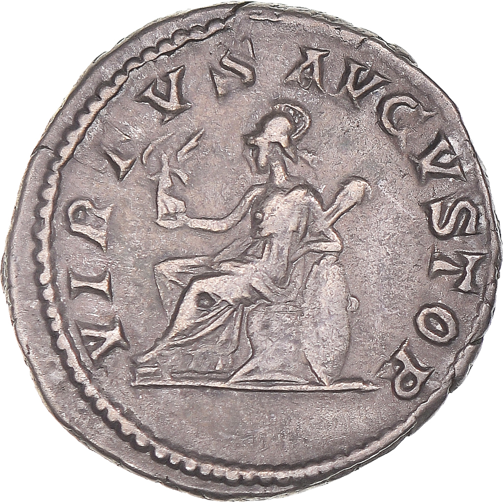 Coin, Caracalla, Denarius, 206-210, Rome, AU(50-53), Silver, RIC:176
