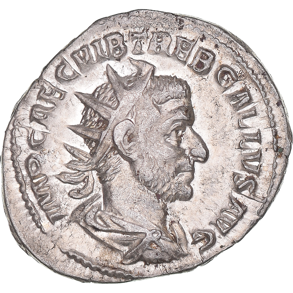Coin, Trebonianus Gallus, Antoninianus, 251-253, Rome, AU, Billon