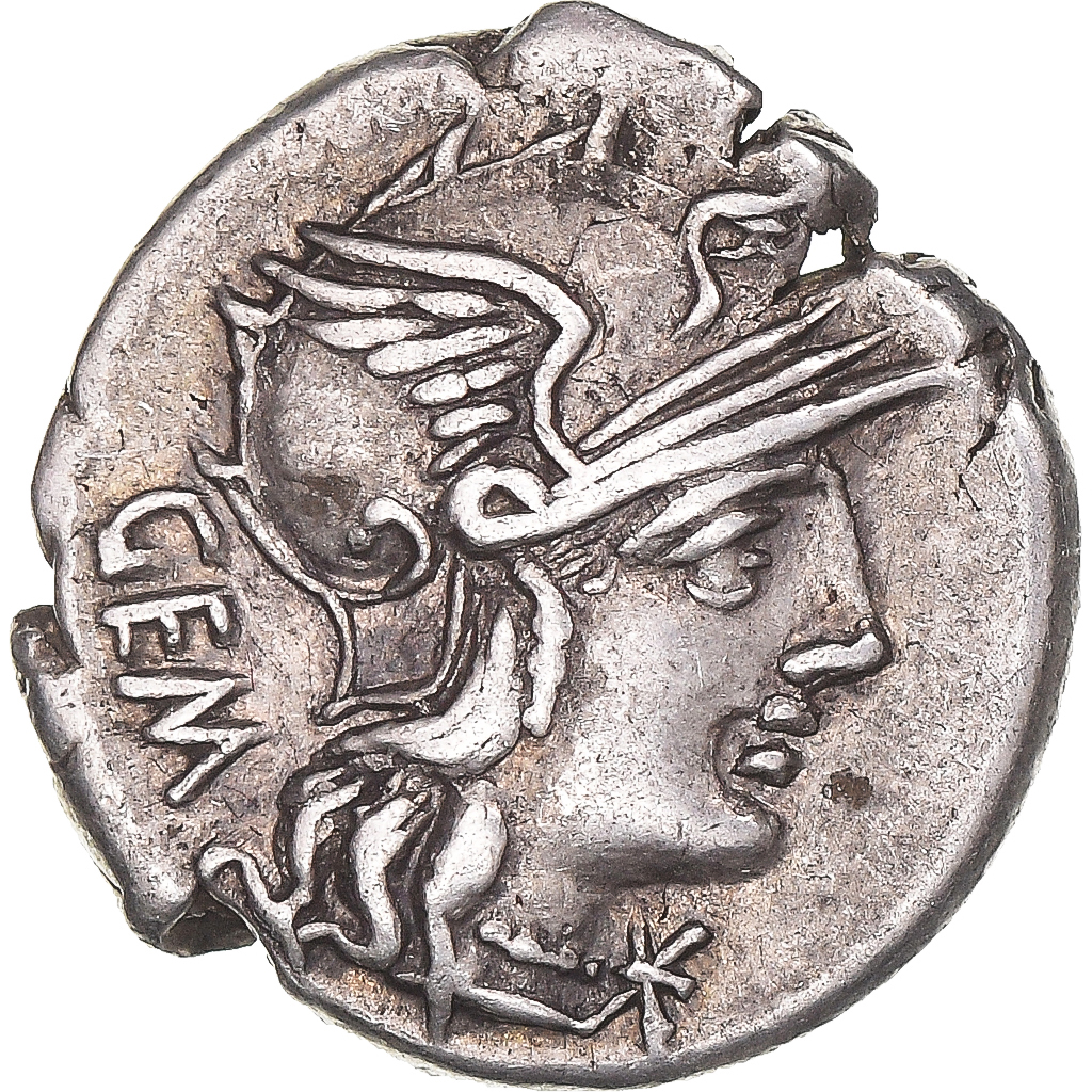 Coin, Aburia, Denarius, 134 BC, Rome, , Silver, Crawford:250/1