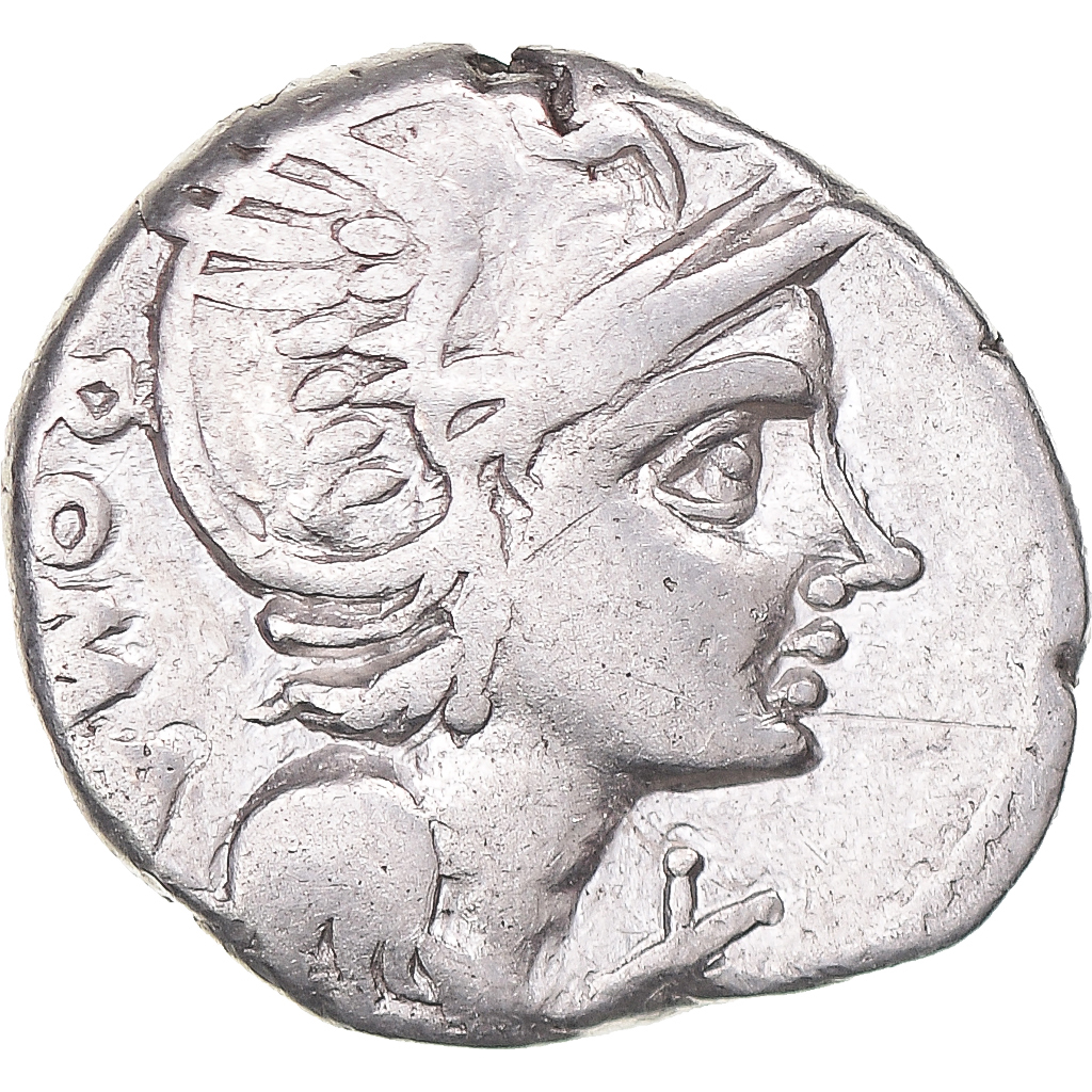 Coin, Flaminia, Denarius, 109-108 BC, Rome, , Silver, Crawford:302/1