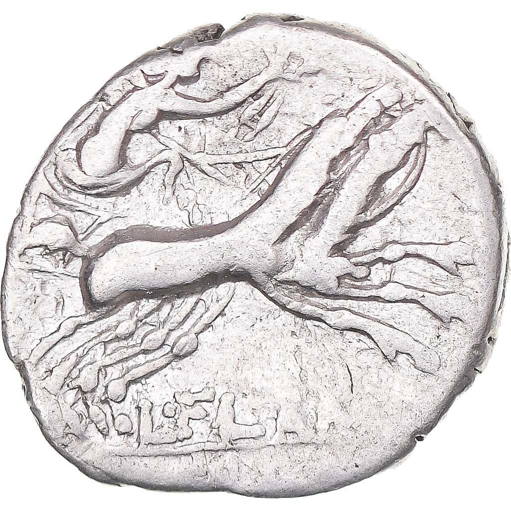 Coin, Flaminia, Denarius, 109-108 BC, Rome, , Silver, Crawford:302/1