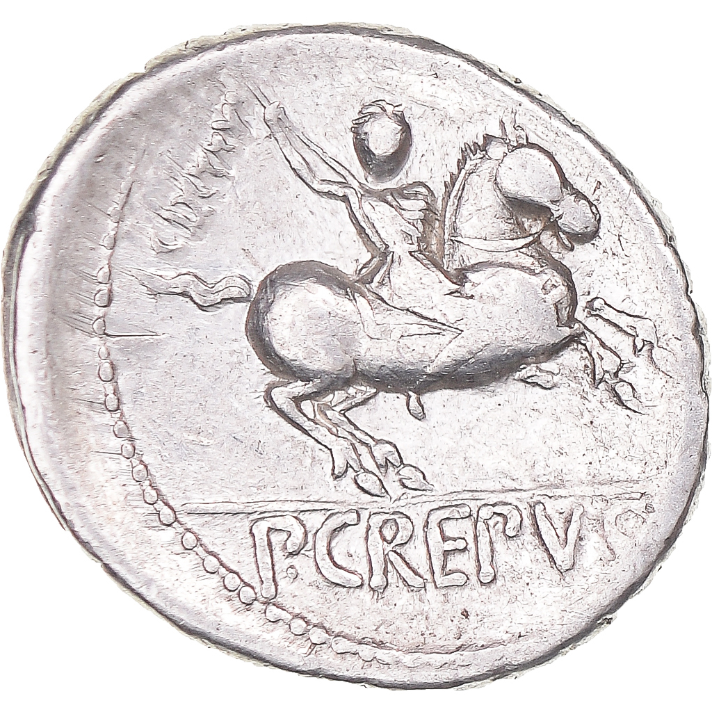 Coin, Crepusia, Denarius, 82 BC, Rome, , Silver, Crawford:361/1c