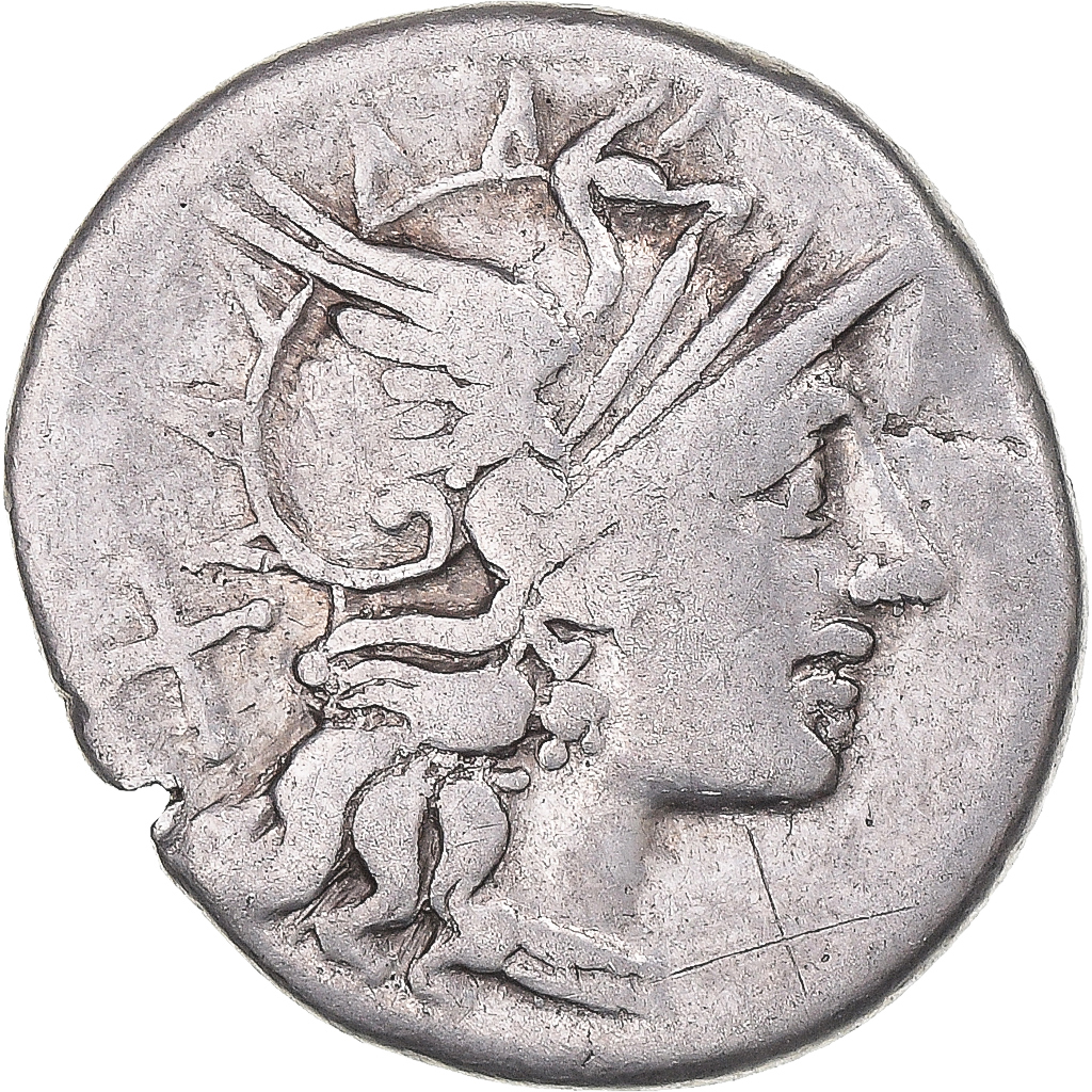 Coin, Saufeia, Denarius, 152 BC, Rome, , Silver, Crawford:204/1