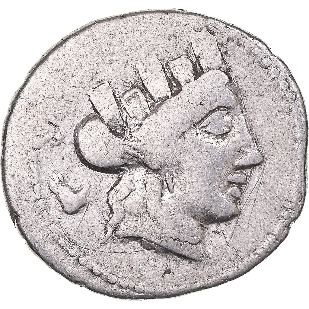 Coin, Furia, Denarius, 84 BC, Rome, , Silver, Crawford:356/1b