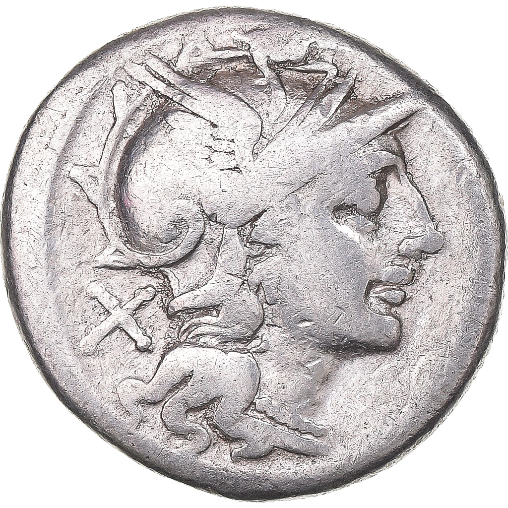 Coin, Pinaria, Denarius, 155 BC, Rome, , Silver, Crawford:200/1