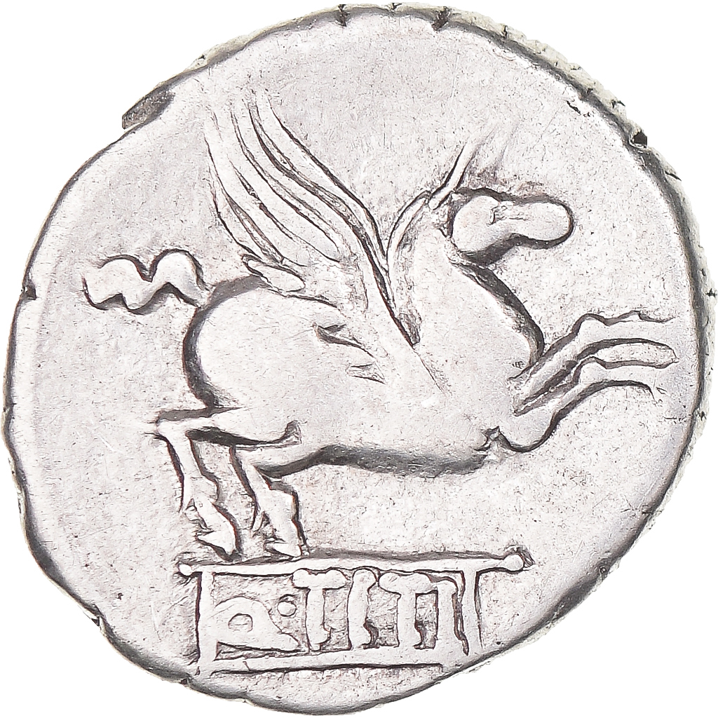 Coin, Titia, Denarius, 90 BC, Rome, , Silver, Crawford:341/2