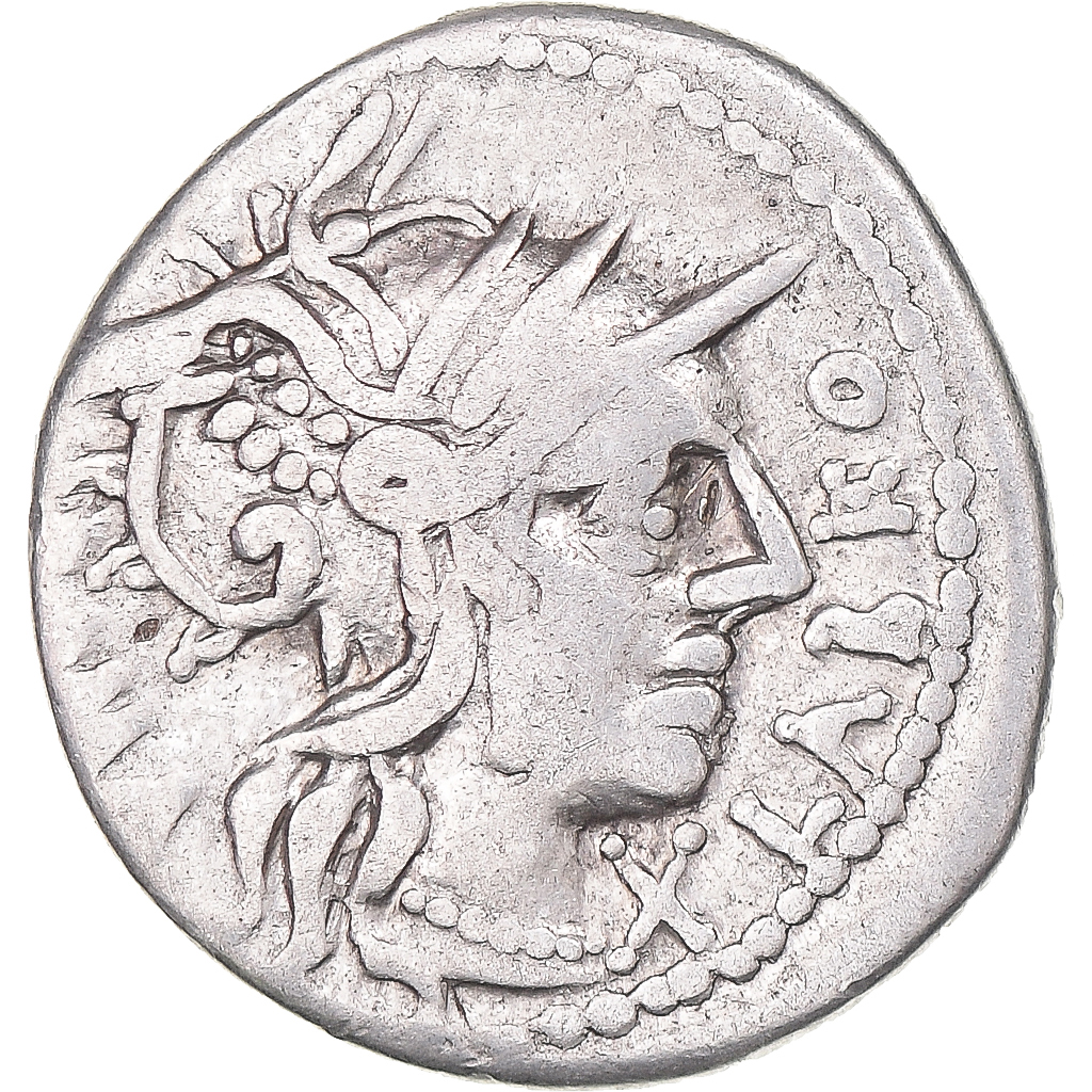 Coin, Fabia, Denarius, 124 BC, Rome, , Silver, Crawford:273/1