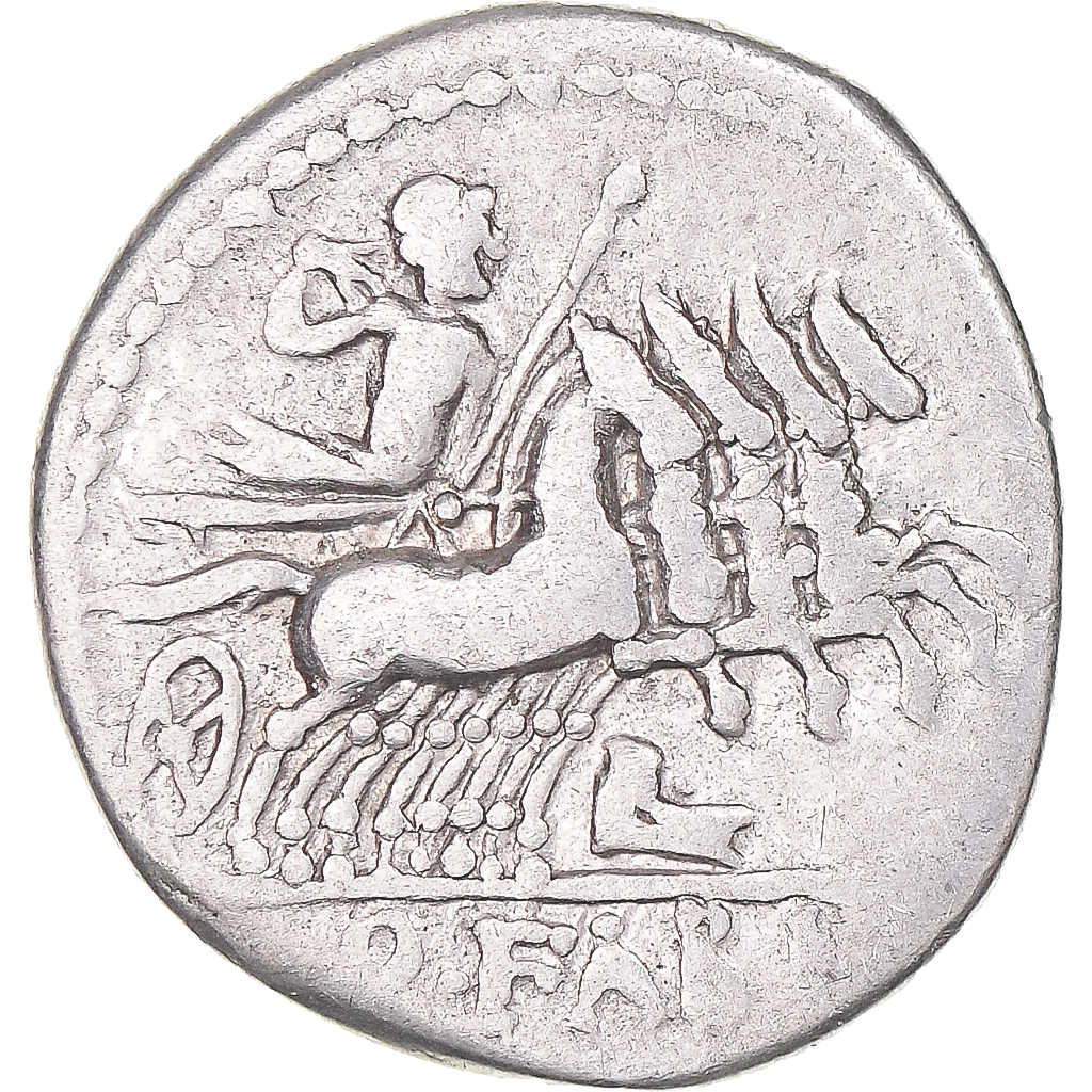 Coin, Fabia, Denarius, 124 BC, Rome, , Silver, Crawford:273/1