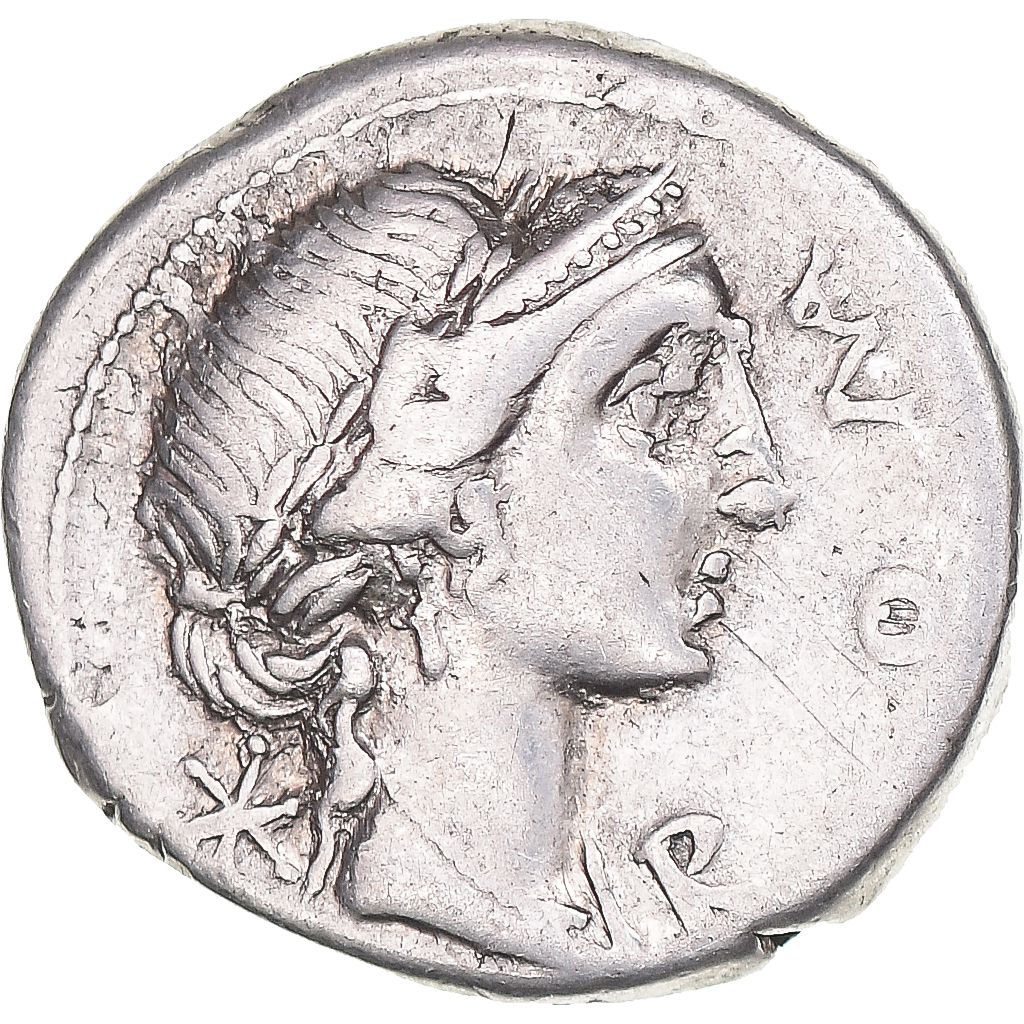Coin, Aemilia, Denarius, 114-113 BC, Rome, VF(30-35), Silver, Crawford:291/1