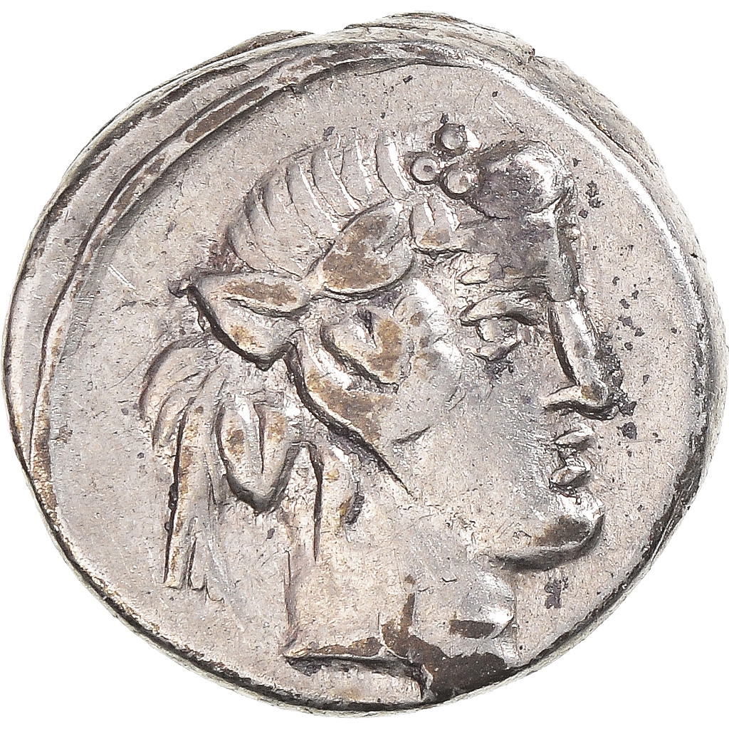Coin, Titia, Denarius, 90 BC, Rome, , Silver, Crawford:341/2