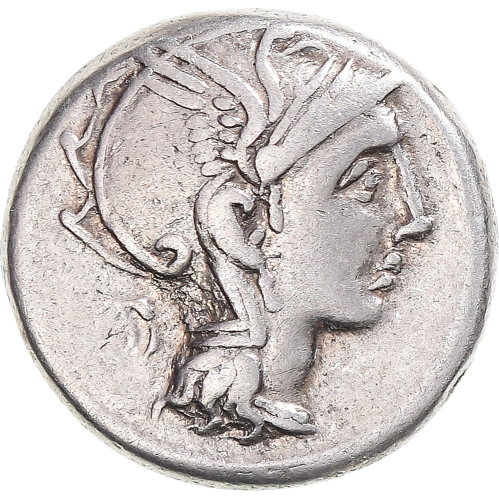 Coin, Manlia, Denarius, 111-110 BC, Rome, , Silver, Crawford:299/1