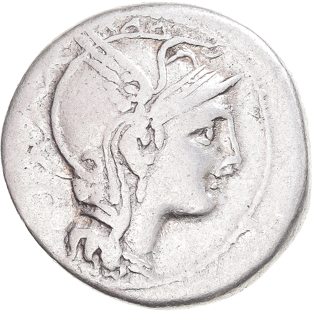 Coin, Manlia, Denarius, 111-110 BC, Rome, , Silver, Crawford:299/1a