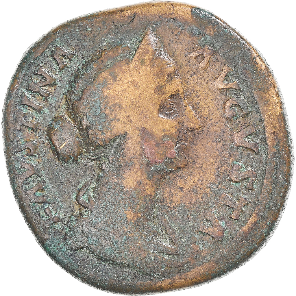 Coin, Faustina II, Sestertius, 161-176, Rome, , Bronze, RIC:1665