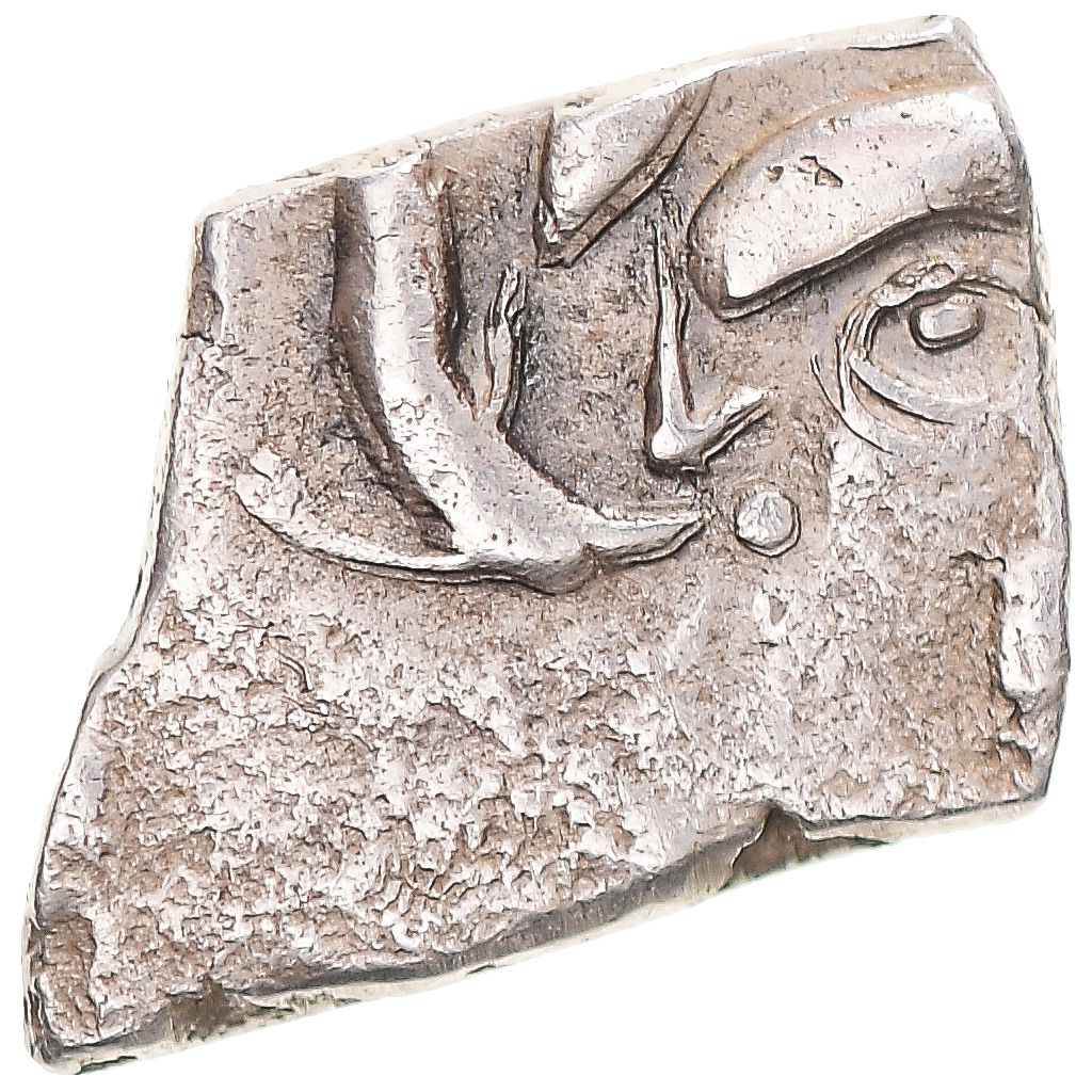 Coin, Volcae Tectosages, Drachme "à la tête cubiste", 121-52 BC, EF