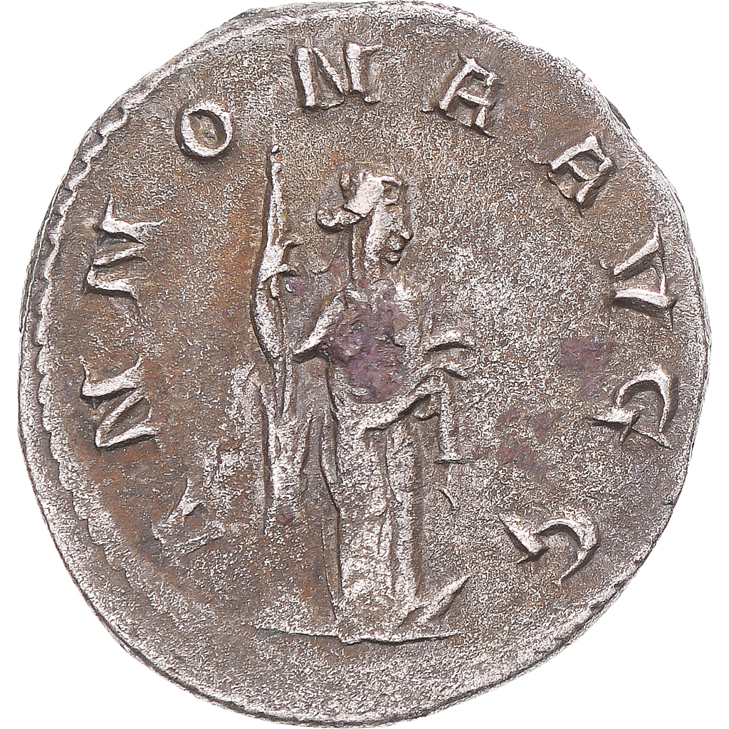 Coin, Trebonianus Gallus, Antoninianus, 251-253, Rome, , Billon, RIC:31