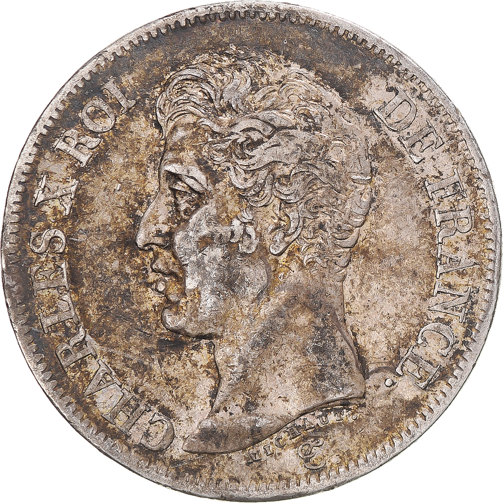 Coin, France, Charles X, 5 Francs, 1826, Lille, , Silver, Gadoury:643