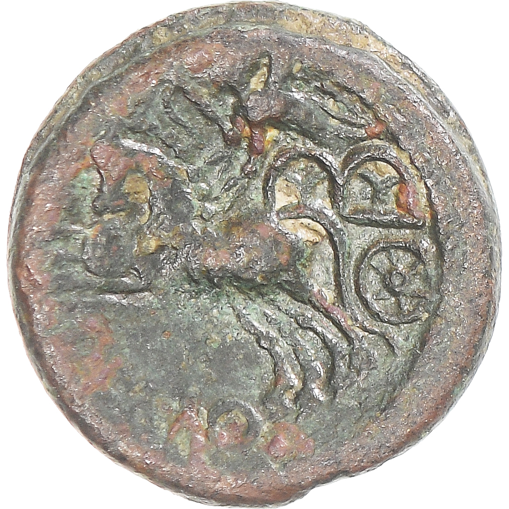 Münze, Remi, Bronze aux trois bustes / REMO, 1st century BC, S, Bronze