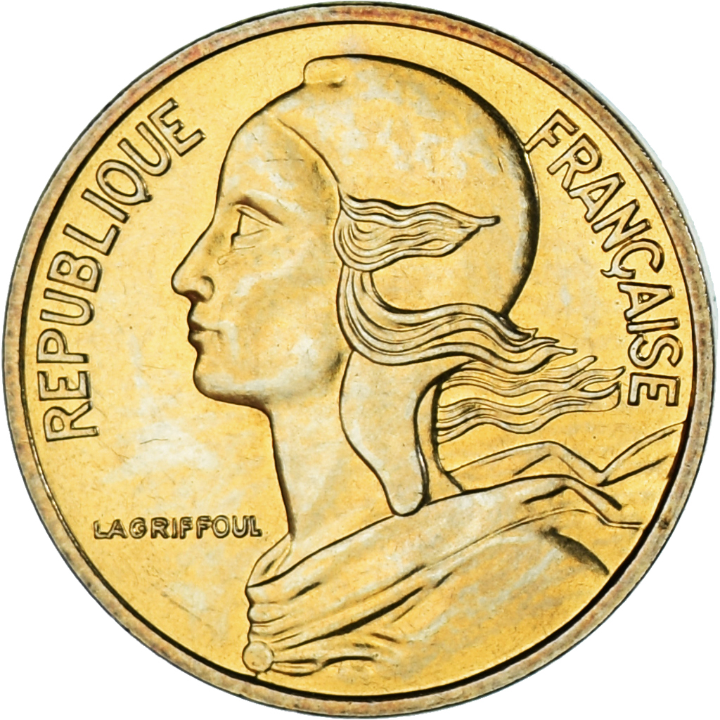 Coin, France, Marianne, 5 Centimes, 1980, Paris, série FDC, MS