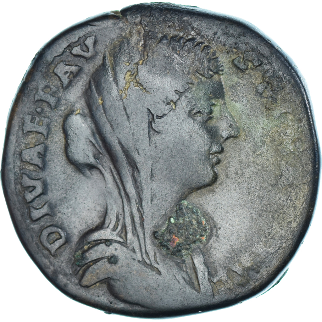 Diva Faustina II, Sestertius, 176-180, Rome, Bronze, , RIC:1711