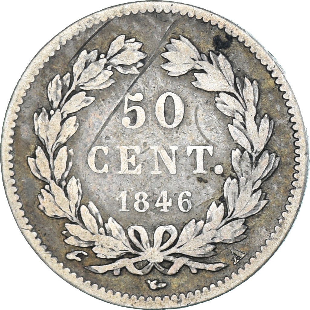 Coin, France, Louis-Philippe, 50 Centimes, 1846, Paris, , Silver