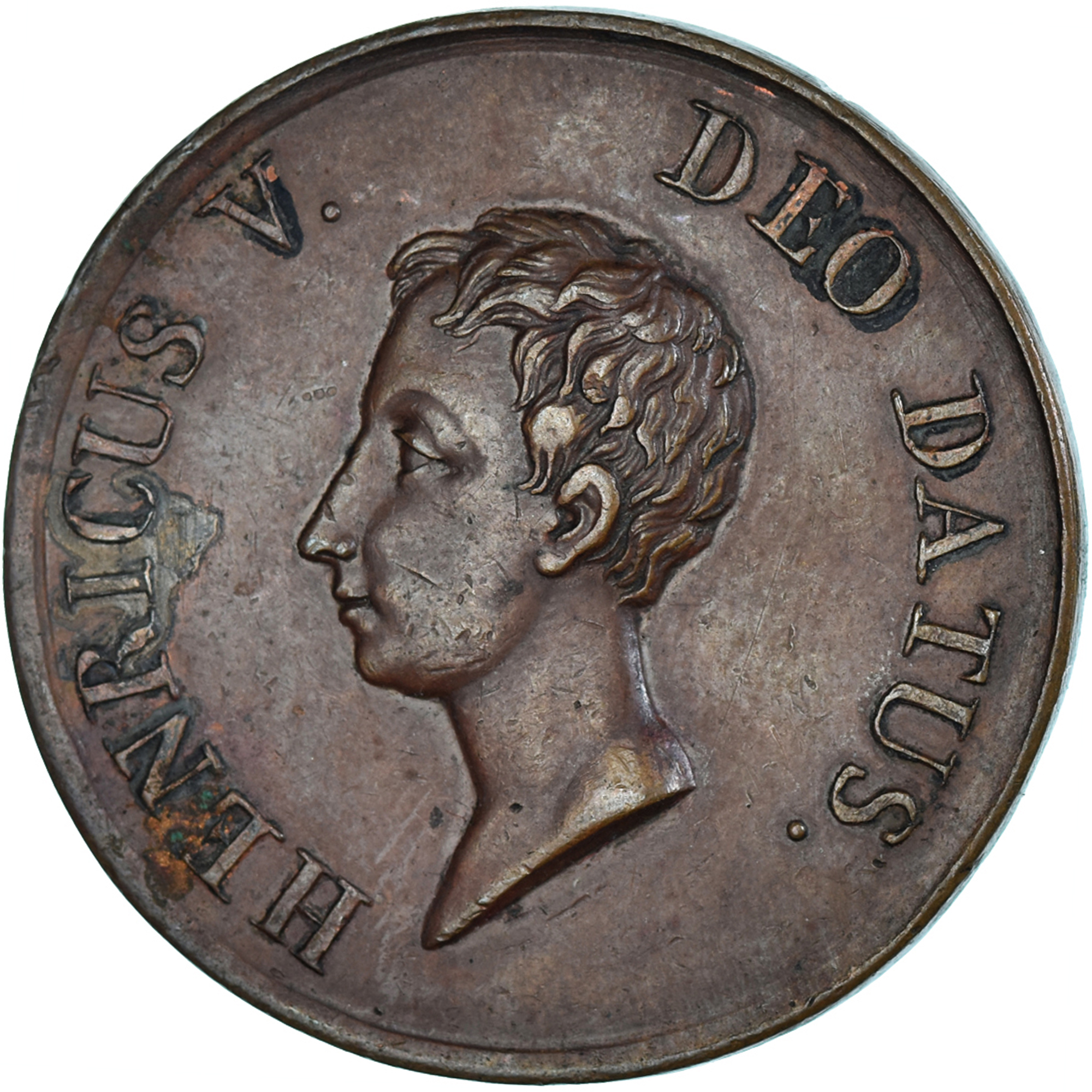 Coin, France, Henri V, Module 5 francs, 1831, Lyon, , Bronze