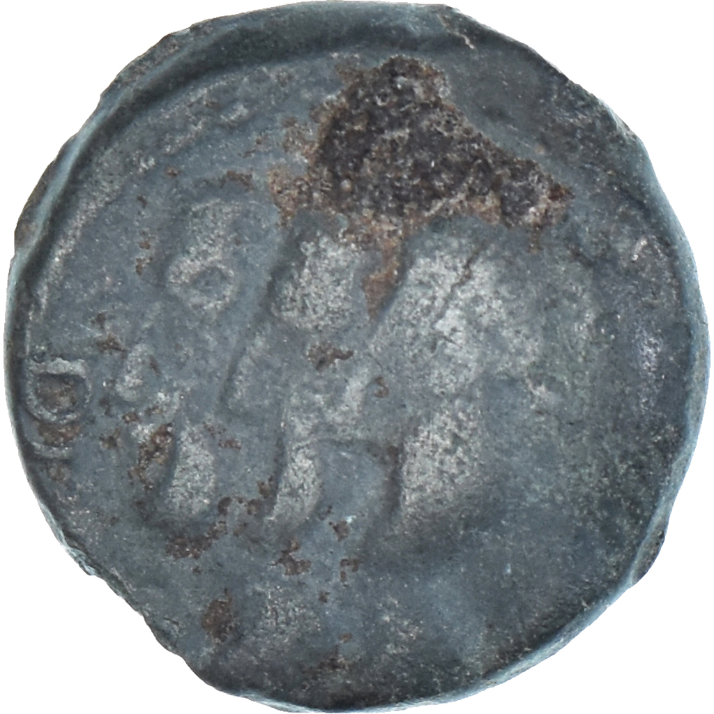Coin, Remi, Bronze aux trois bustes / REMO, 1st century BC, VF, Potin