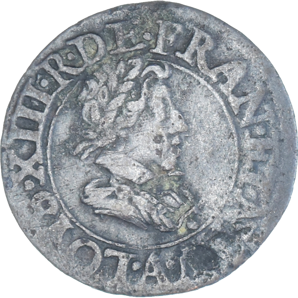 Coin, France, Louis XIII, Denier Tournois, 1622, Paris, , Copper