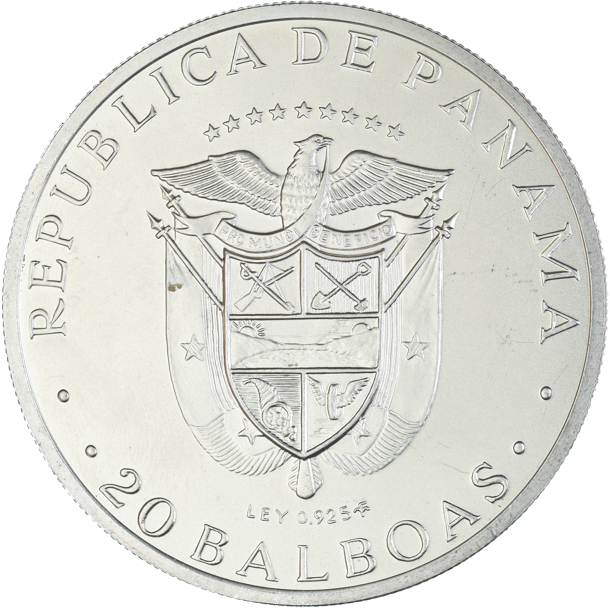 コレクション S.BOLIVAR Republic of Panama 20 BALBOAS Panama 20 Balboas Silver Used Coin – Banknotecoinstamp