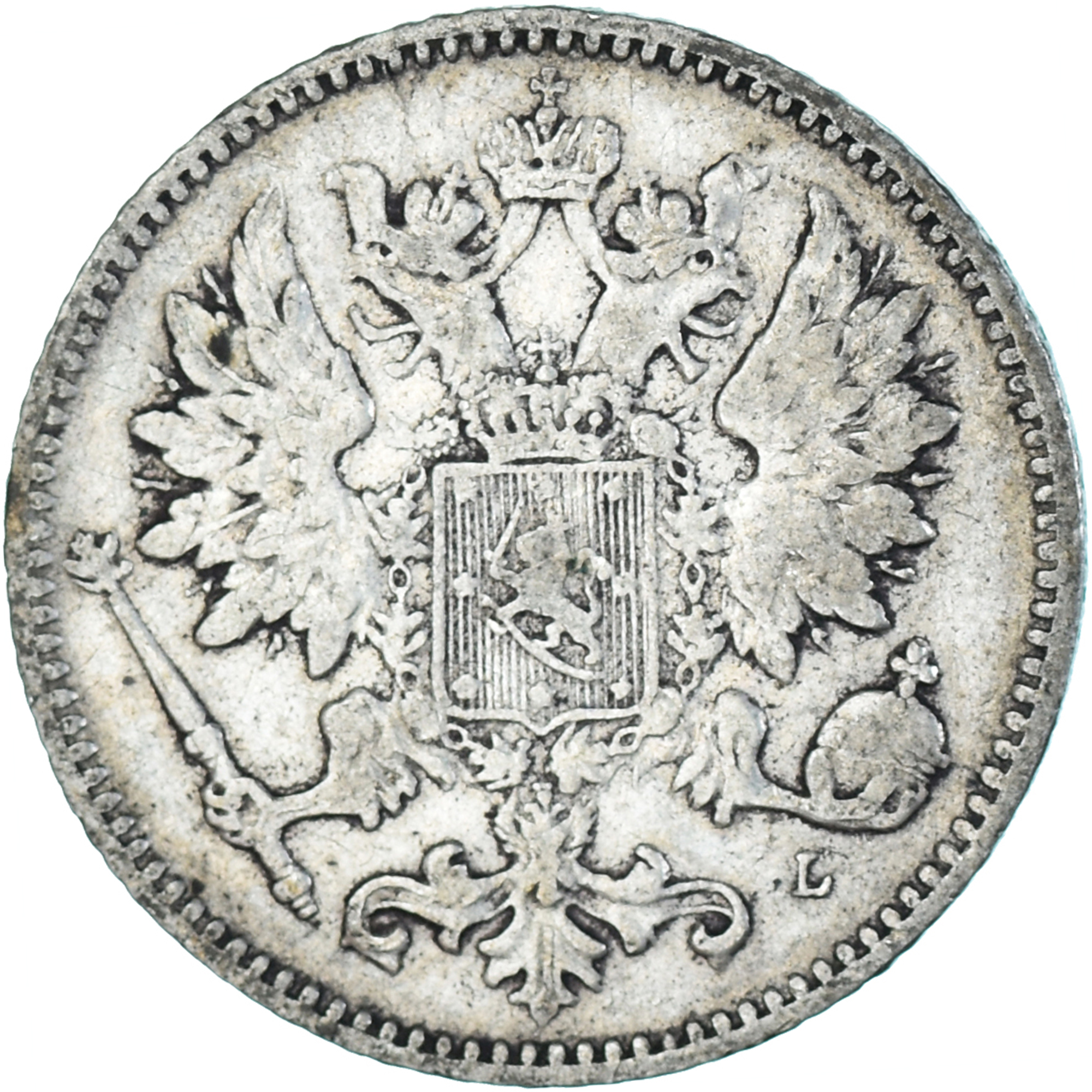 Coin, Finland, Nicholas II, 25 Penniä, 1901, Helsinki, , Silver