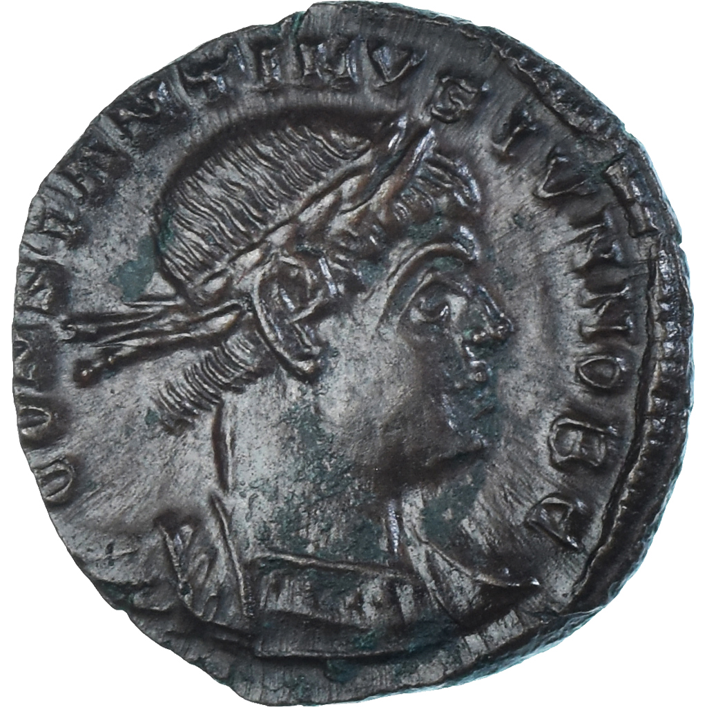 Coin, Constantine II, Follis, 333-334, Trier, , Bronze, RIC:556