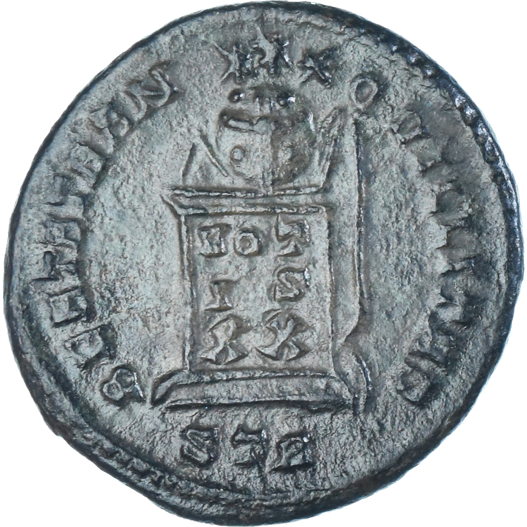 Coin, Crispus, Follis, 321, Trier, , Bronze, RIC:307
