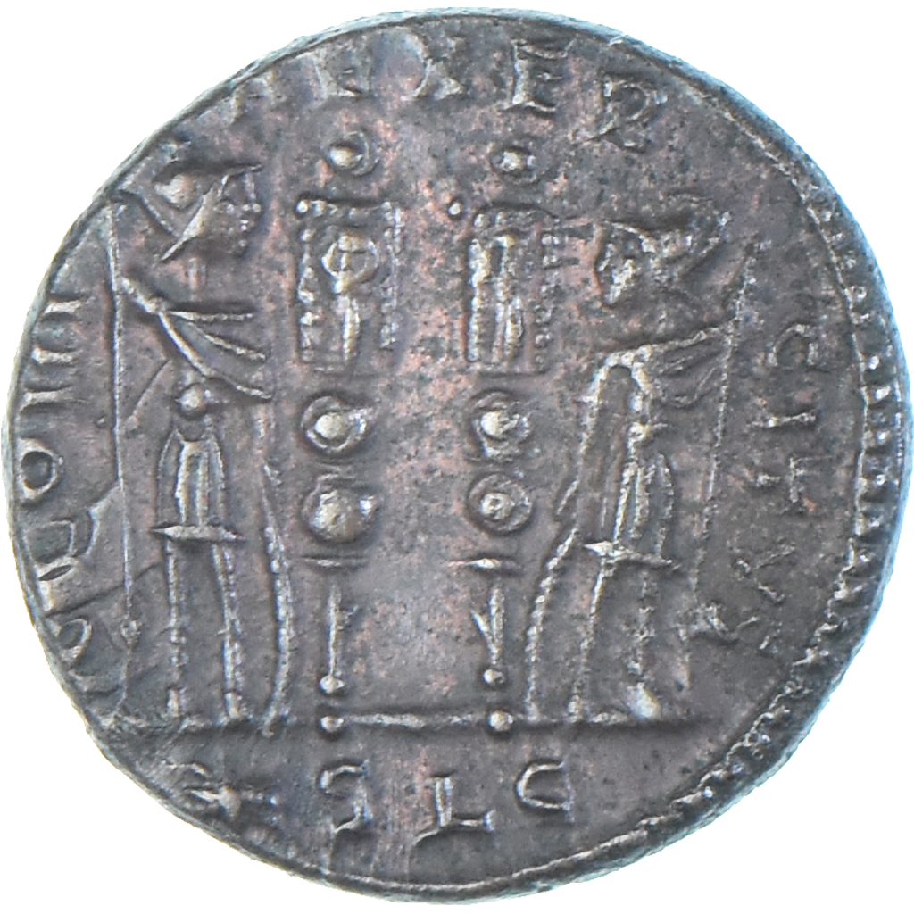 Coin, Constantius II, Follis, 333-334, Lugdunum, , Bronze, RIC:264