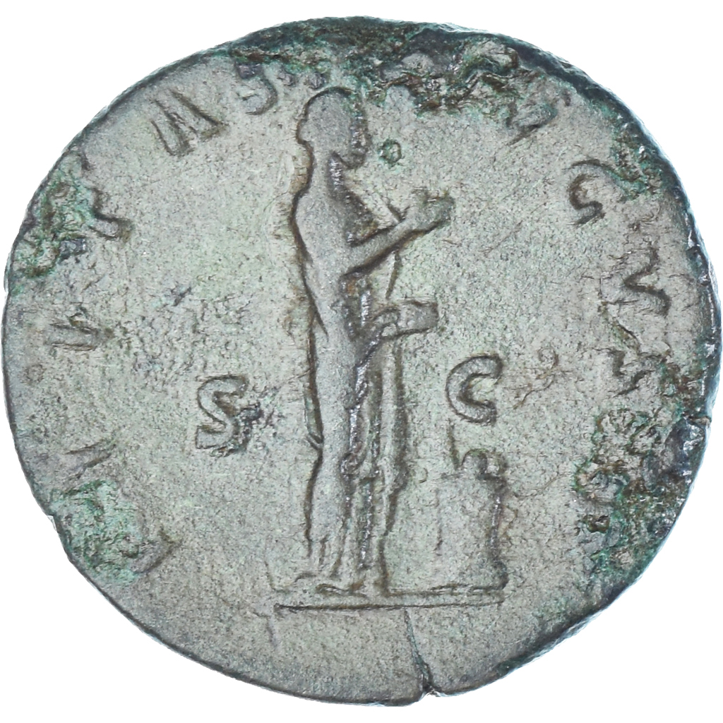Coin, Hadrian, Dupondius, 121, Rome, VF(30-35), Bronze, RIC:478