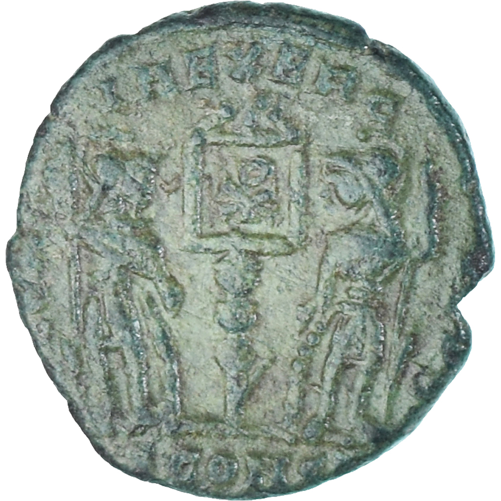 Coin, Constantius II, Follis, 336, Arles, , Bronze, RIC:396