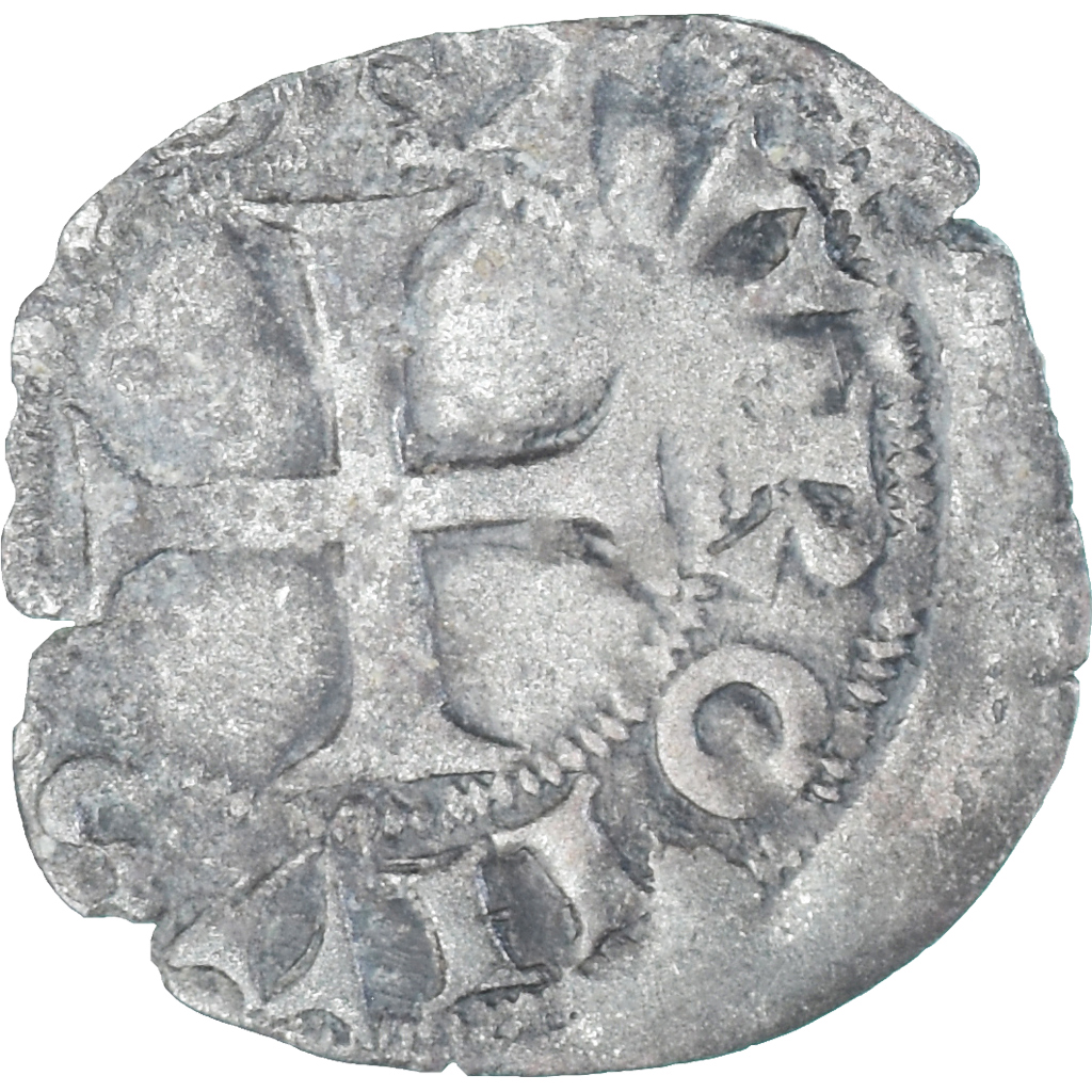 Coin, France, Charles VI, Denier Tournois, 1380-1422, 2nd Emission, 
