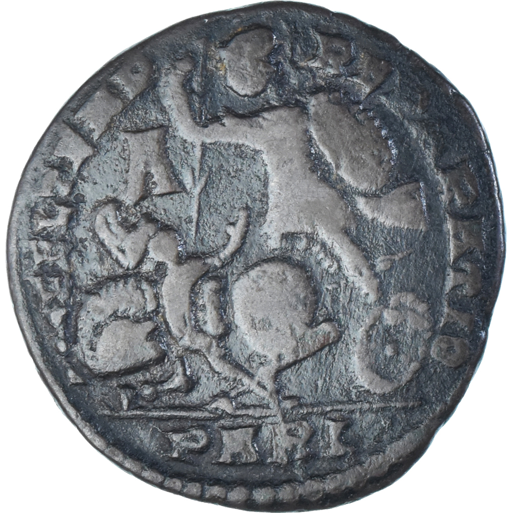 Coin, Constantius II, Maiorina, 348-350, Arles, , Bronze, RIC:118