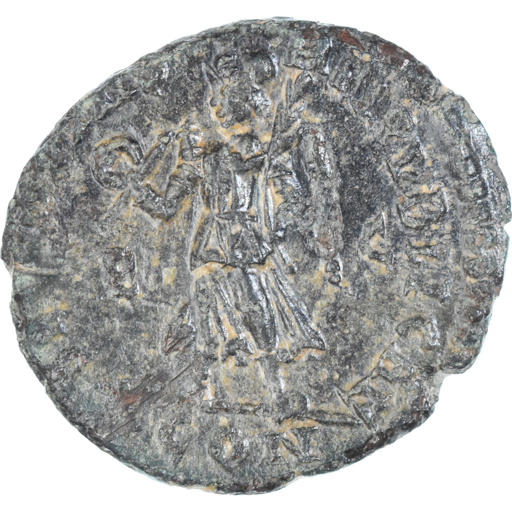 Coin, Gratian, Follis, 375-378, Arles, , Bronze, RIC:19a