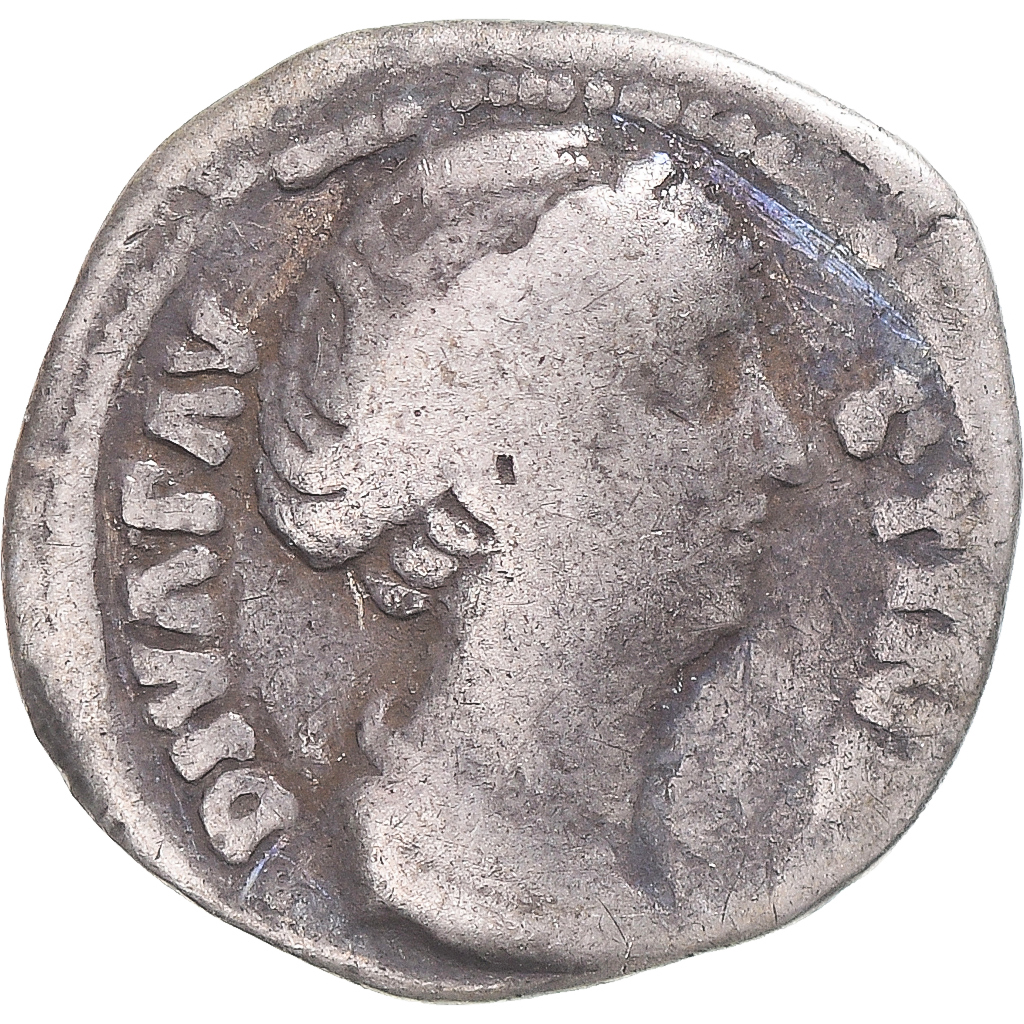 Coin, Diva Faustina I, Denarius, 141, Rome, , Silver, RIC:360a