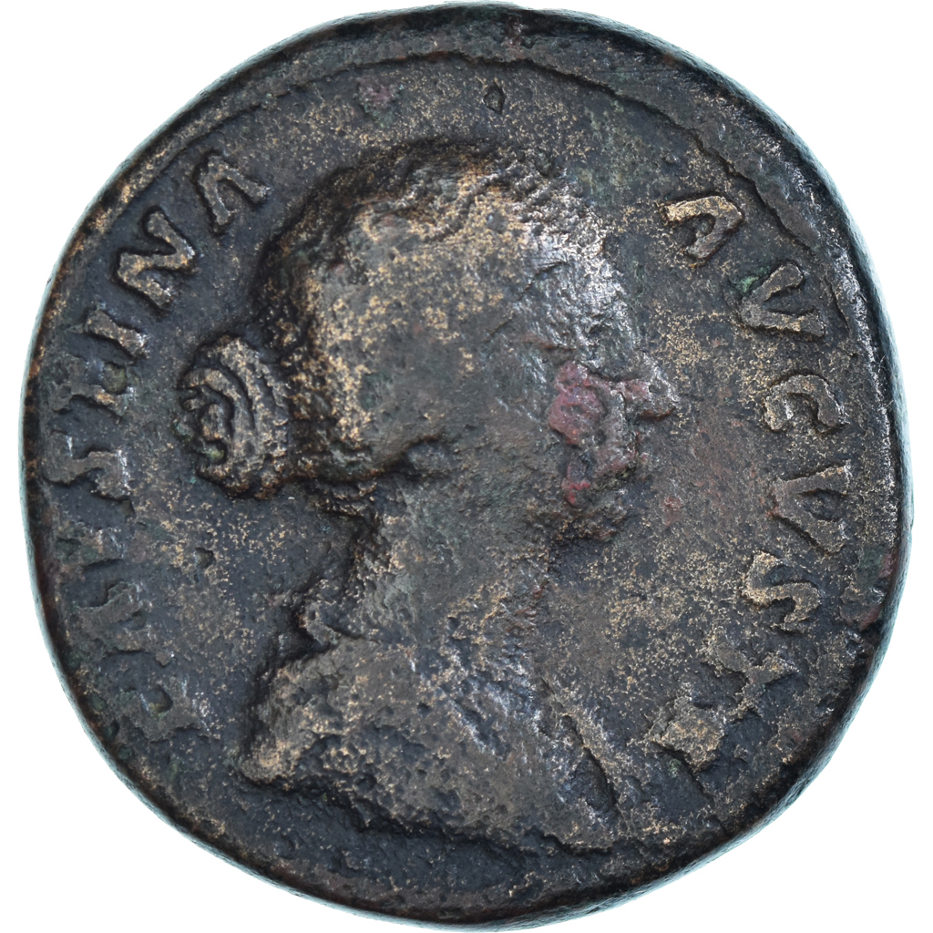 Coin, Faustina II, Sestertius, 161-176, Rome, , Bronze, RIC:1673